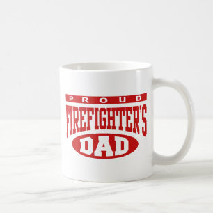 Taza De Café Orgulloso padre del bombero