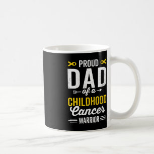 Taza De Café Orgulloso papá de sobreviviente de Guerrero del Cá