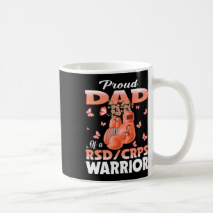 Taza De Café Orgulloso Papá De Un Guerrero De Rsd Boxing De Con