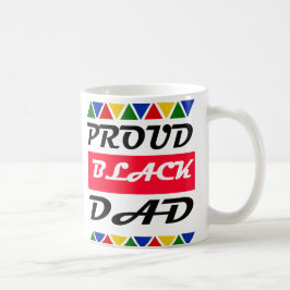 Taza De Café Orgulloso Papá Negro Junetdecimiento