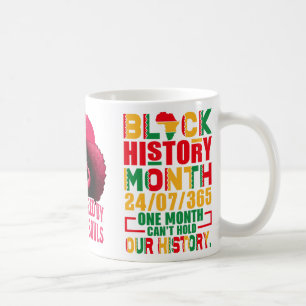 Taza De Café Orgulloso Patrimonio Negro Vintage Mes de la Histo