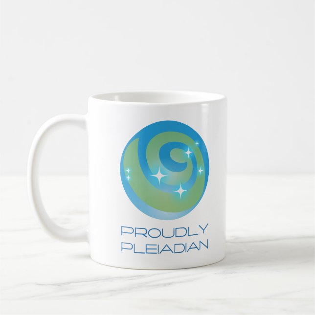Taza De Café Orgulloso Pleiadian Mug | Personalizado Starsemill (Izquierda)