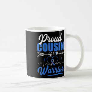 Taza De Café Orgulloso Primo De Guerrero De T1d Diabetes Sensib