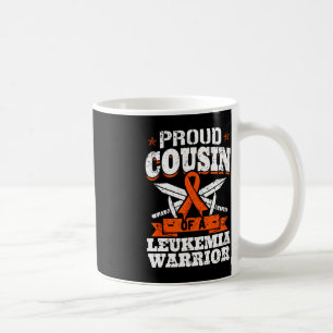 Taza De Café Orgulloso Primo De Un Guerrero De La Leucemia Por 