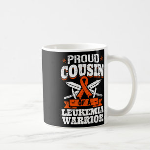 Taza De Café Orgulloso Primo De Un Guerrero De La Leucemia Por