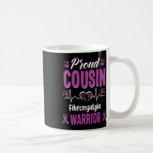 Taza De Café Orgulloso primo Fibromialgia Cinta de Sensibilizac