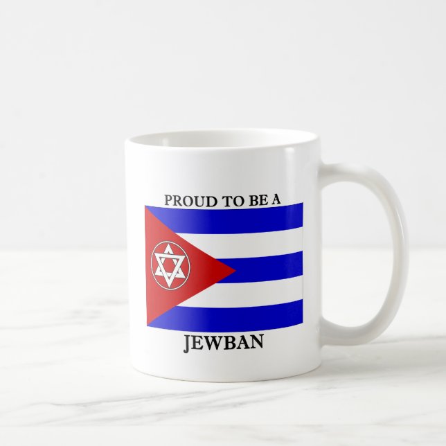 Taza De Café ¡Orgulloso ser un Jewban! (Derecha)