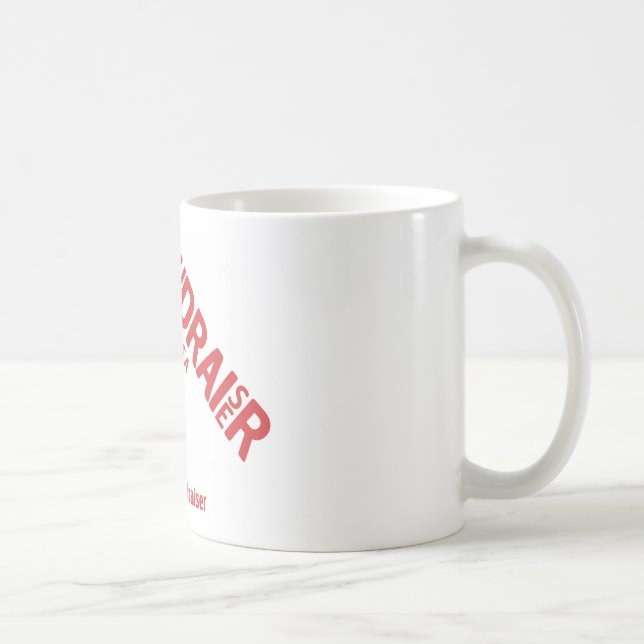 Taza De Café Orgulloso ser una mercancía de la campaña de la (Derecha)