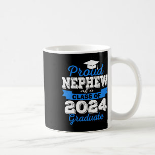 Taza De Café Orgulloso Sobrino De 2024 Graduado Impresionante C