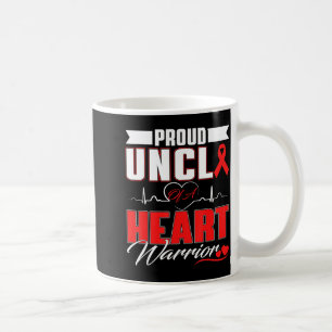 Taza De Café Orgulloso Tío De Un Guerrero Del Corazón Concienci