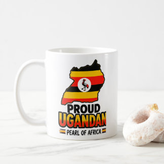 Taza De Café Orgulloso Ugandés – Perla de África | Bandera y Ma