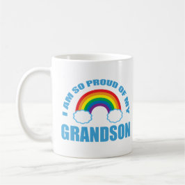 Taza De Café Orgullosos de mis abuelos arcoiris nietos
