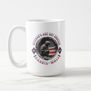 Taza De Café Orgullosos veteranos Harris Walz Elecciones 2024