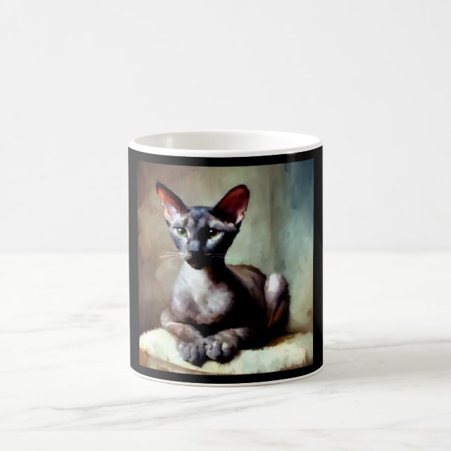 Taza De Café Oriental Shorthair Cat (Centro)
