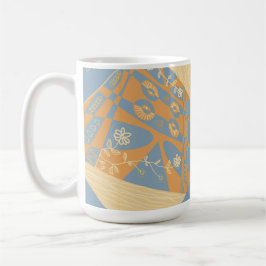 Taza De Café Origami Chintz (L) Naranja medio Gunmetal Gray