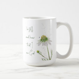 Taza De Café Original acuarela Flor silvestre Personalizado Bib