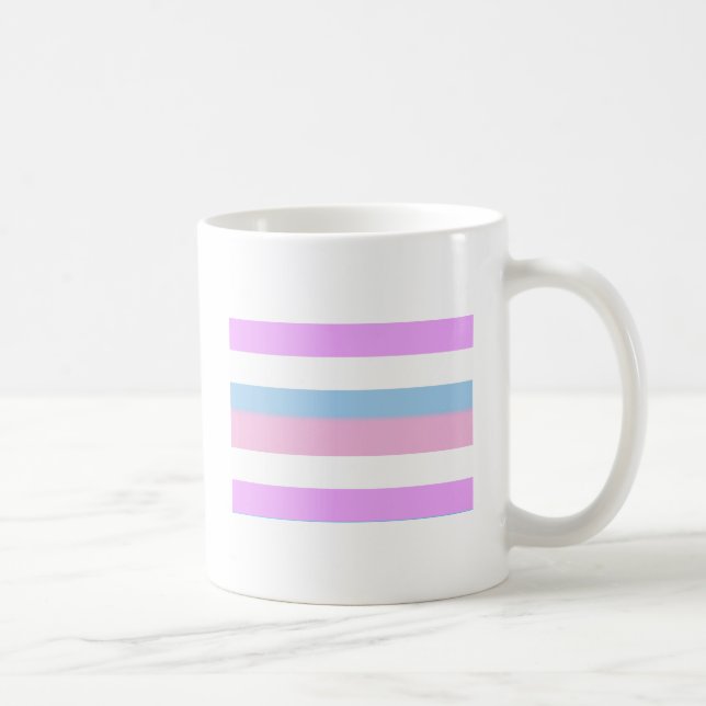 TAZA DE CAFÉ ORIGINAL DE LA BANDERA DE INTERSEX (Derecha)