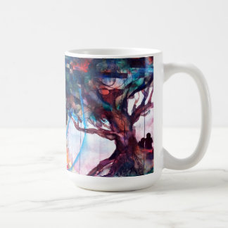 Taza de café original del arte del árbol