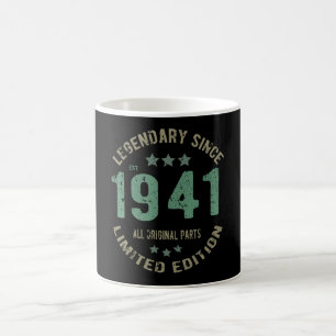 Taza De Café Original Desde 1941 Leyenda Vintage Regalo de Cump
