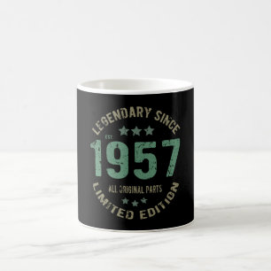Taza De Café Original Desde 1957 Regalo de Cumpleaños Leyenda V