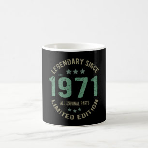 Taza De Café Original Desde 1971 Leyenda Vintage Regalo de Cump