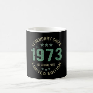 Taza De Café Original Desde 1973 Leyenda Vintage Regalo de Cump