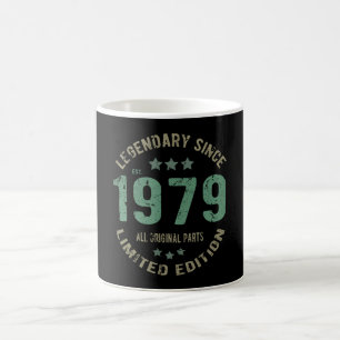 Taza De Café Original Desde 1979 Leyenda Vintage Regalo de Cump
