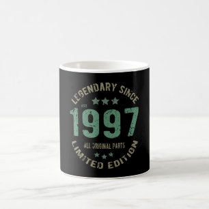 Taza De Café Original Desde 1997 Regalo de Cumpleaños Leyenda V