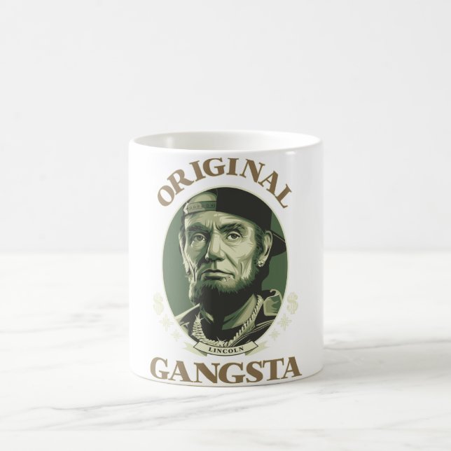Taza De Café Original Gangsta Mug. (Centro)