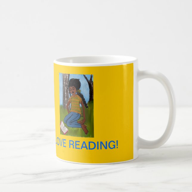 Taza de café original linda del arte (Derecha)