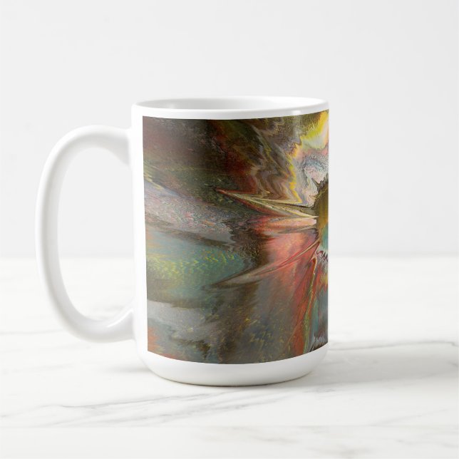Taza De Café Original spin art (Izquierda)