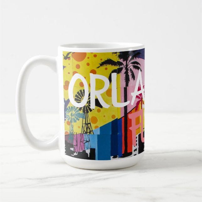 Taza De Café ORLANDO Florida, Café Mug (Izquierda)