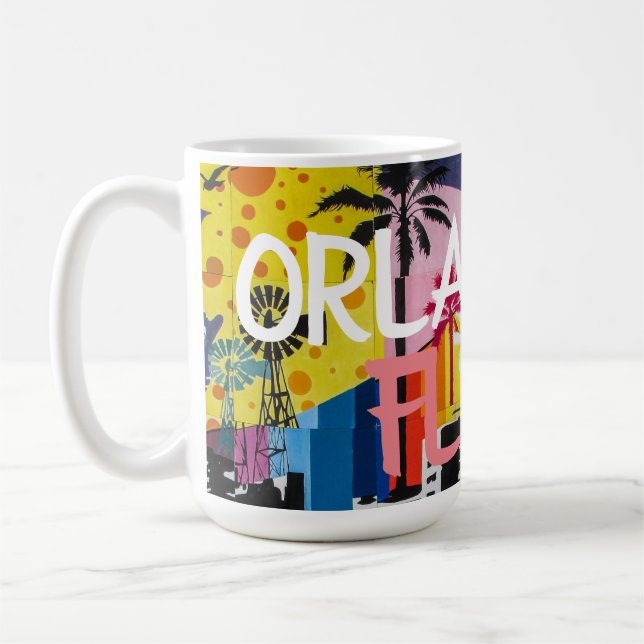 Taza De Café ORLANDO FLORIDA Coffee Mug (Izquierda)