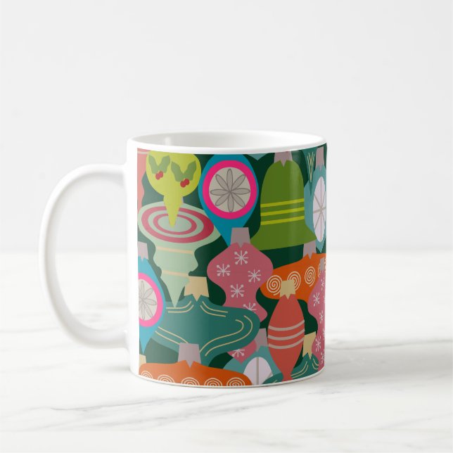 Taza De Café Ornament Jumble Coffee Mug (Izquierda)