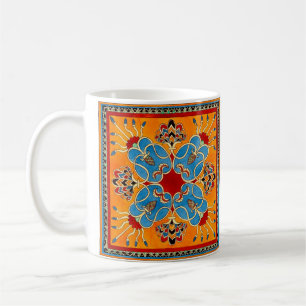 Taza De Café Ornamento asirio vintage