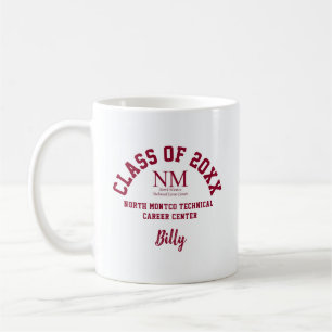 Taza De Café Ornamento del Centro de Carrera Técnica de Montco