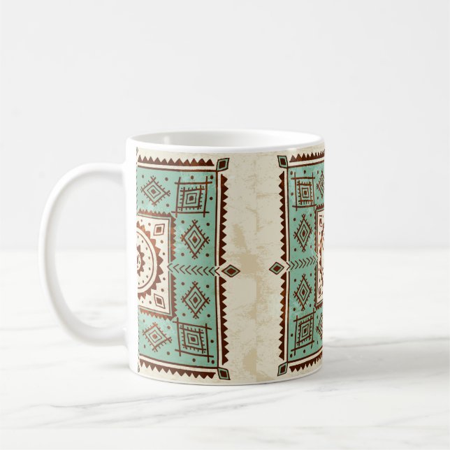 Taza De Café Ornamento étnico (Izquierda)
