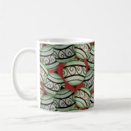 Taza De Café Ornamento navideño divertido estampado