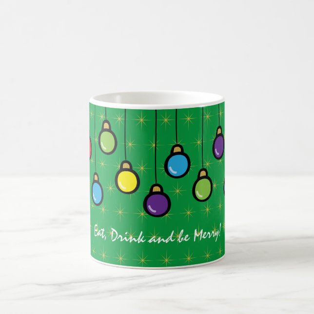 Taza De Café Ornamento navideño personalizado (Centro)