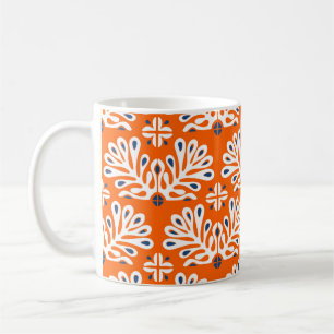 Taza De Café Ornamento tradicional vintage al estilo escandinav