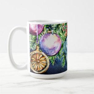 Taza De Café Ornamentos de árbol de jeweltone