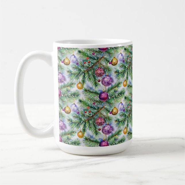 Taza De Café Ornamentos de árbol navideño (Izquierda)