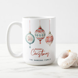 Taza De Café Ornamentos de estilo nórdico moderno Feliz Navidad