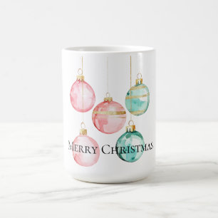 Taza De Café Ornamentos de Navidad de moda blanca de la Casa de