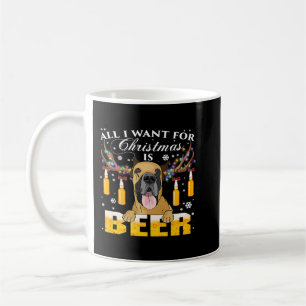 Taza De Café Ornamentos navideños de la cerveza de reno de Dane