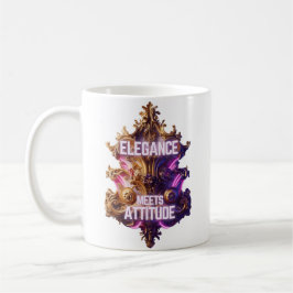 Taza De Café Ornate Opulence - Elegance Conoce la Actitud