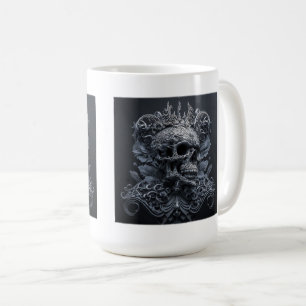 Taza De Café Ornate Skull Classic Mug, 15 oz