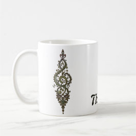 Taza De Café Ornate Treble Clef