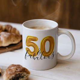 Taza De Café Oro 50 y fabulosa fiesta de cumpleaños