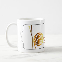 Taza De Café Oro de combustible de punto